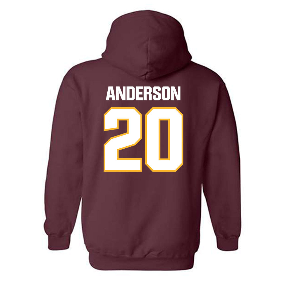 Loyola - NCAA Women's Soccer : Olivia Anderson - Classic Shersey Hooded Sweatshirt-1