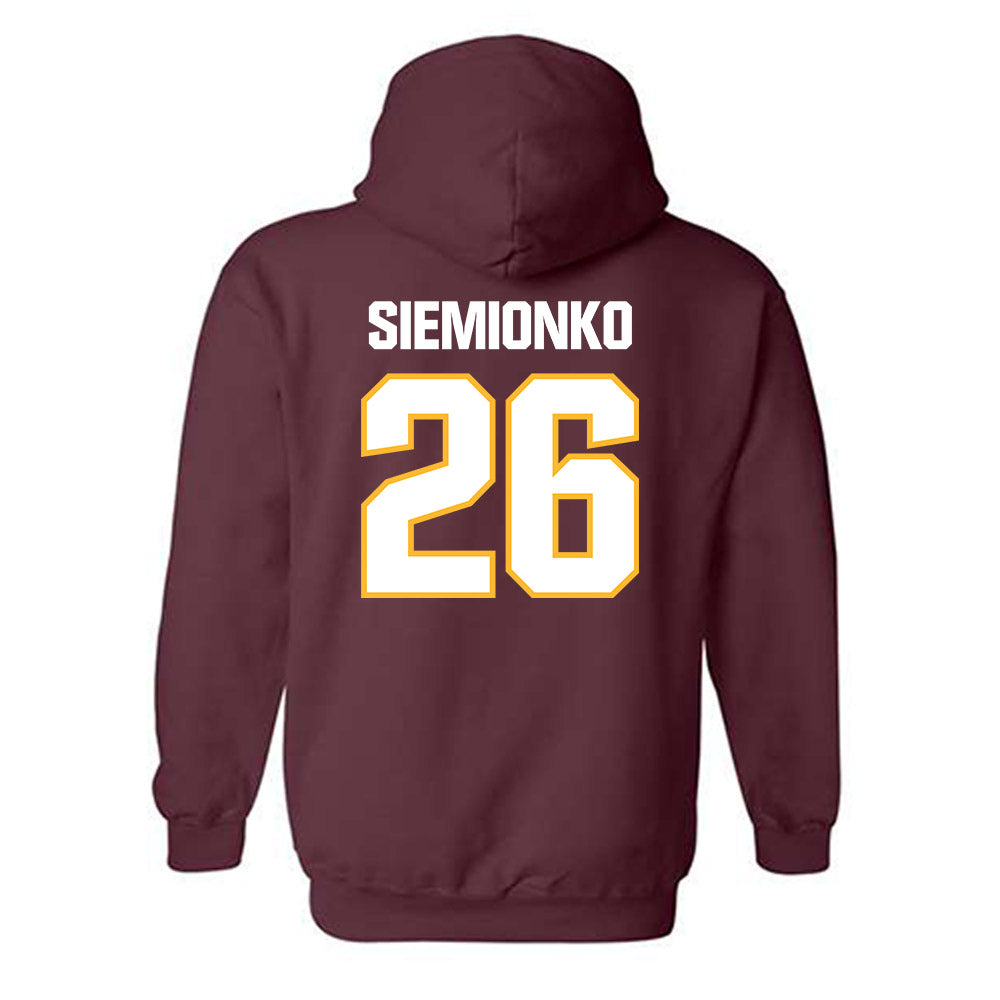 Loyola - NCAA Men's Soccer : David Siemionko - Classic Shersey Hooded Sweatshirt