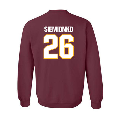 Loyola - NCAA Men's Soccer : David Siemionko - Classic Shersey Crewneck Sweatshirt