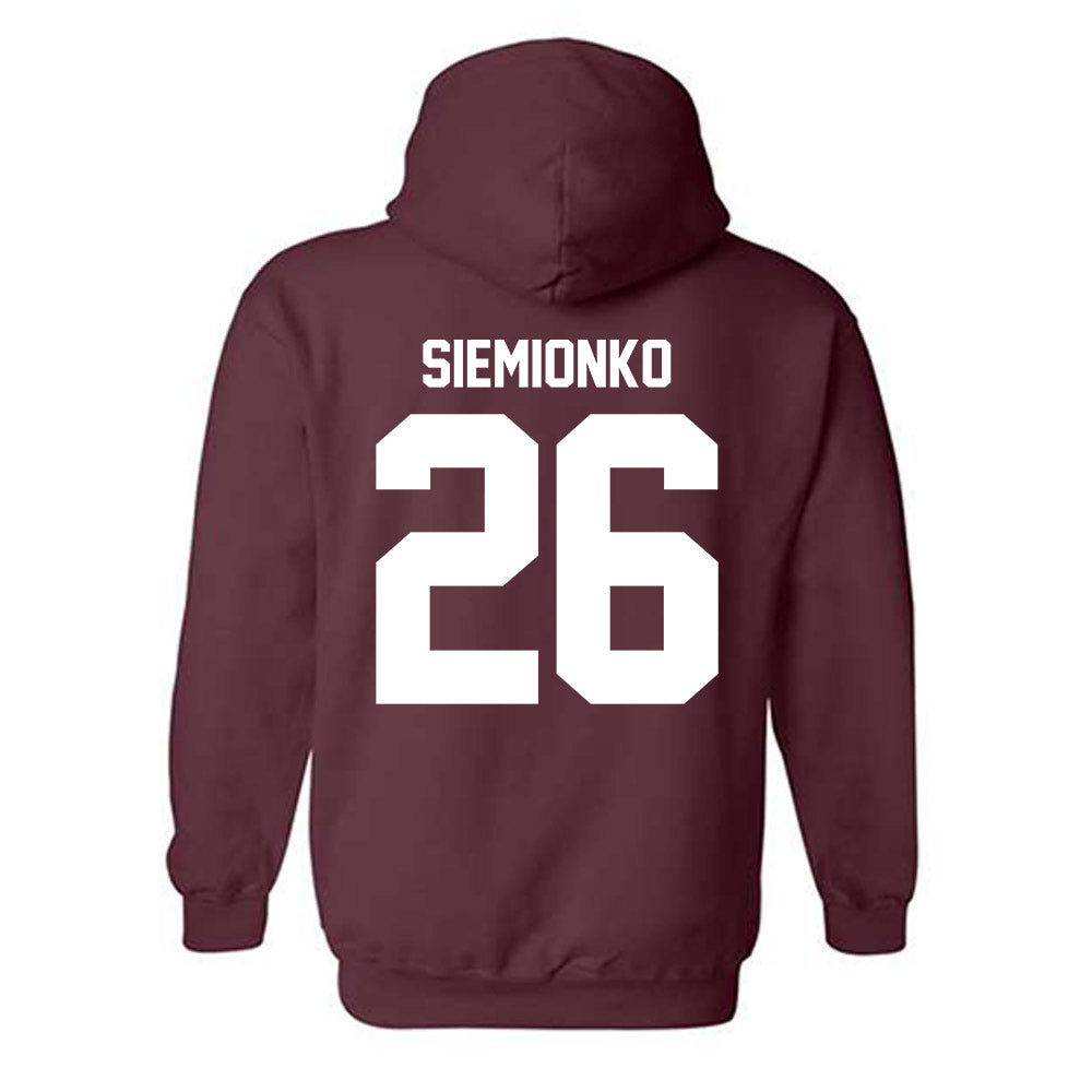 Loyola - NCAA Men's Soccer : David Siemionko - Classic Shersey Hooded Sweatshirt