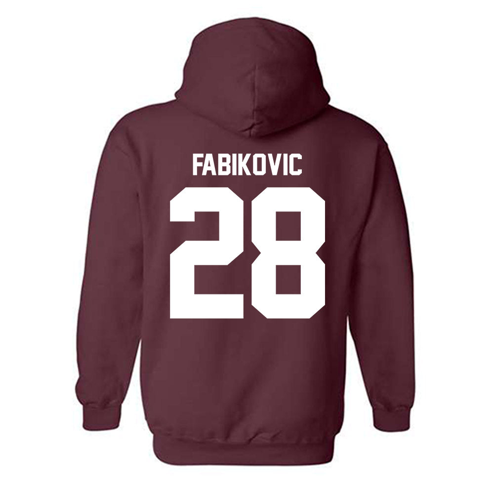 Loyola - NCAA Men's Volleyball : Daniel Fabikovic - Classic Shersey Hooded Sweatshirt-1