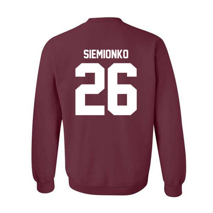 Loyola - NCAA Men's Soccer : David Siemionko - Classic Shersey Crewneck Sweatshirt