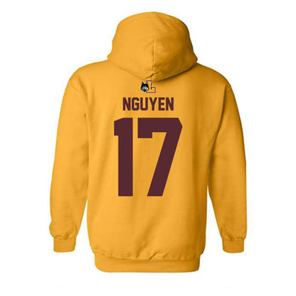 Loyola - NCAA Women's Volleyball : Leyna Nguyen - Classic Shersey Hooded Sweatshirt-1