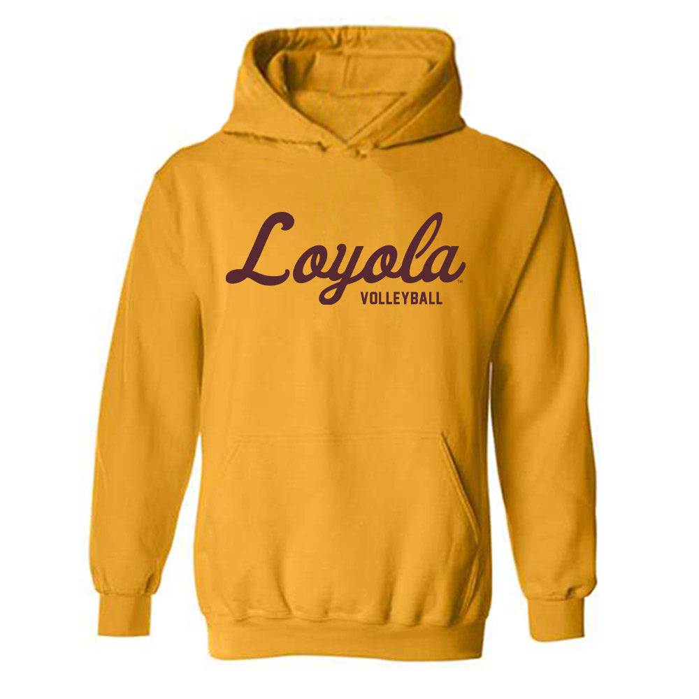 Loyola - NCAA Women's Volleyball : Claire van den Herik - Classic Shersey Hooded Sweatshirt