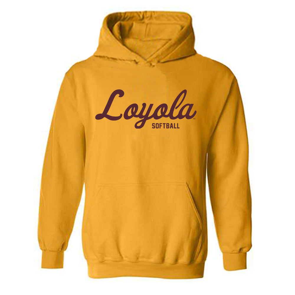 Loyola - NCAA Softball : Nat Lesnicki - Classic Shersey Hooded Sweatshirt