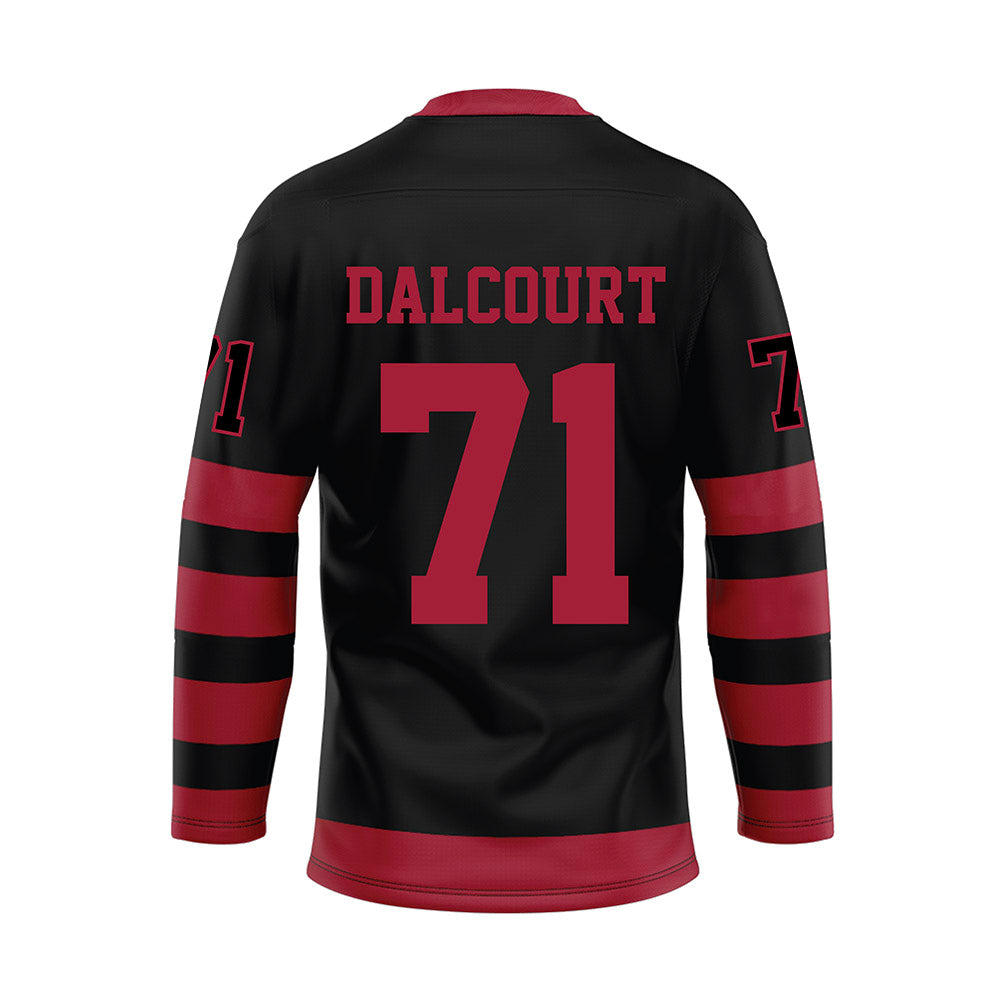 Alabama - Football Alumni : Darrian Dalcourt - Black Hockey Jersey