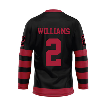 Alabama - NCAA Football : Ryan Williams - Black Hockey Jersey