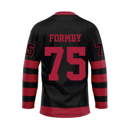 Alabama - NCAA Football : Wilkin Formby - Black Hockey Jersey