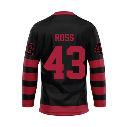 Alabama - NCAA Football : Jayshawn Ross - Black Hockey Jersey