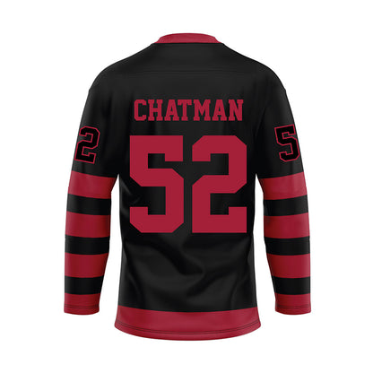 Alabama - NCAA Football : Braylon Chatman - Black Hockey Jersey-1