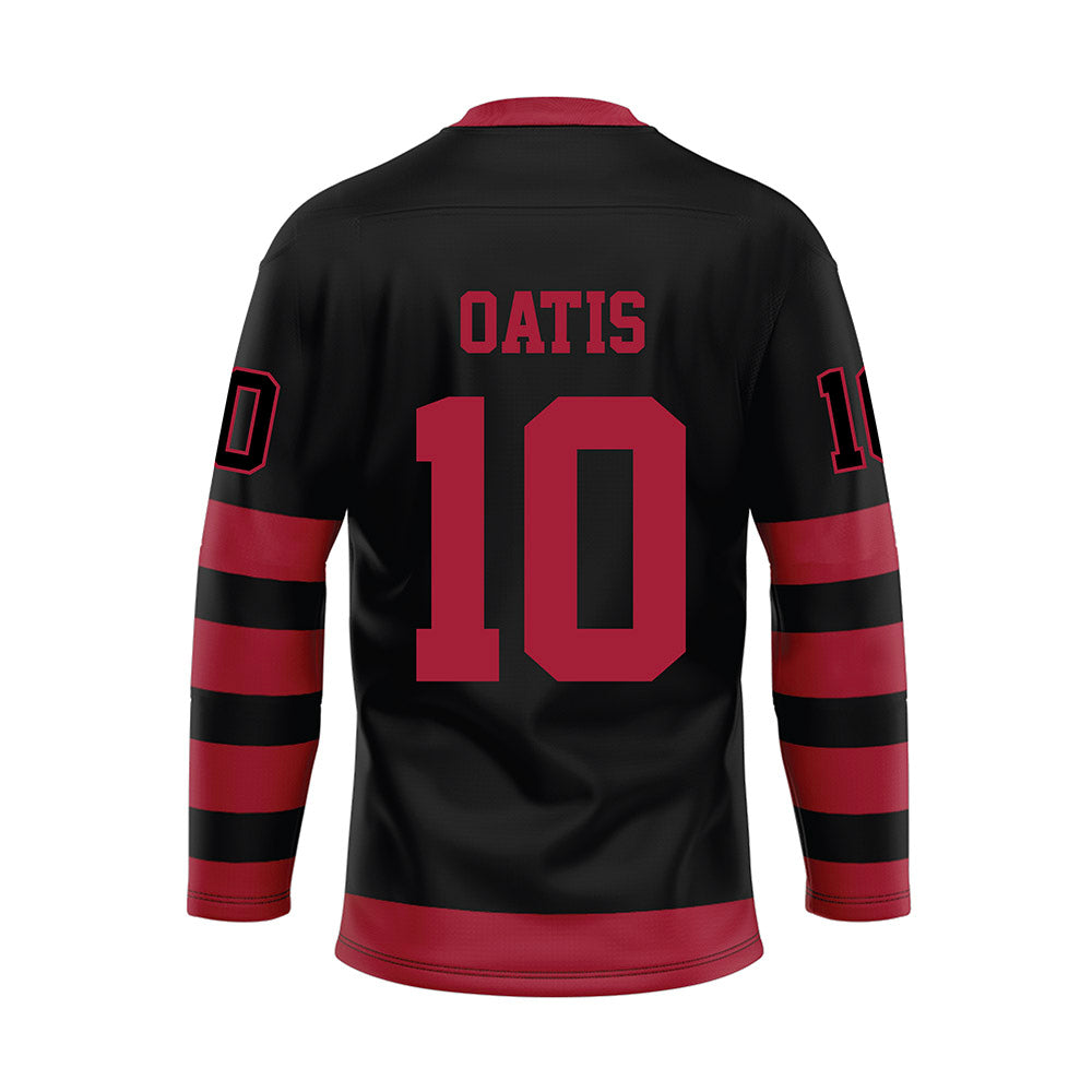 Alabama - NCAA Football : Jaheim Oatis - Black Hockey Jersey