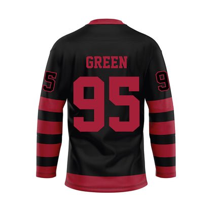 Alabama - NCAA Football : Anderson Green - Black Hockey Jersey