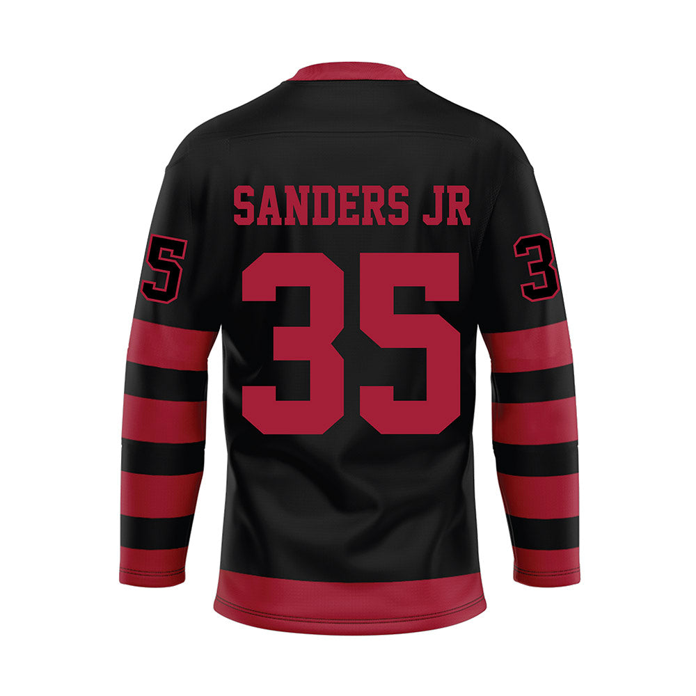 Alabama - NCAA Football : Abduall Sanders Jr - Black Hockey Jersey-1