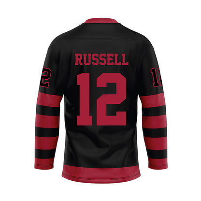 Alabama - NCAA Football : Keelon Russell - Black Hockey Jersey-1
