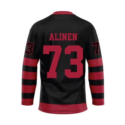 Alabama - NCAA Football : Olaus Alinen - Black Hockey Jersey