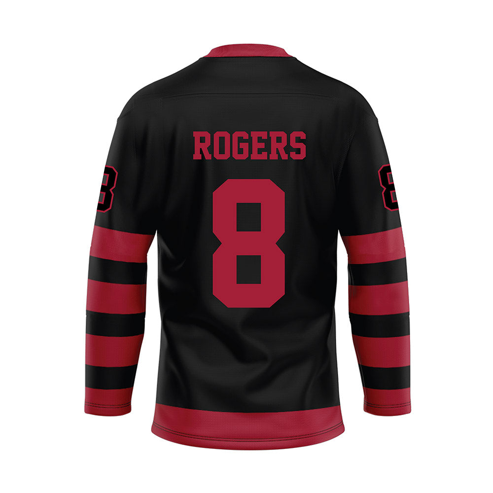 Alabama - Football Alumni : Chris Rogers - Black Hockey Jersey