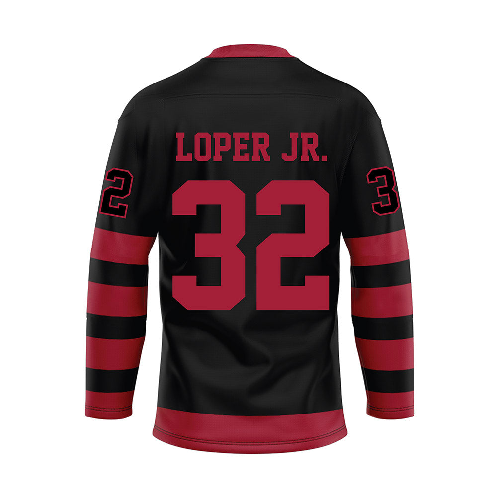 Alabama - NCAA Football : Jay Loper Jr. - Black Hockey Jersey