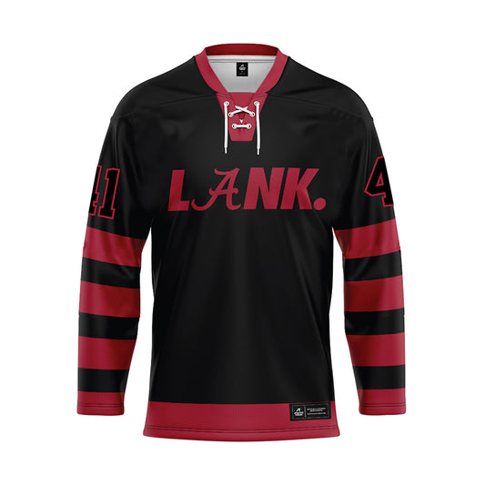 Alabama - NCAA Football : Nikhai Hill-Green - Black Hockey Jersey-0