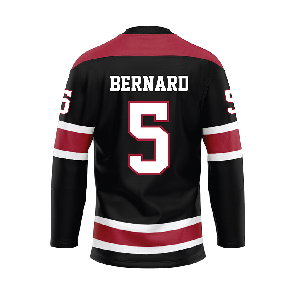 Alabama - NCAA Football : Germie Bernard - Black Hockey Jersey-1