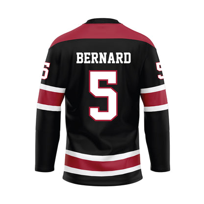 Alabama - NCAA Football : Germie Bernard - Black Hockey Jersey-1