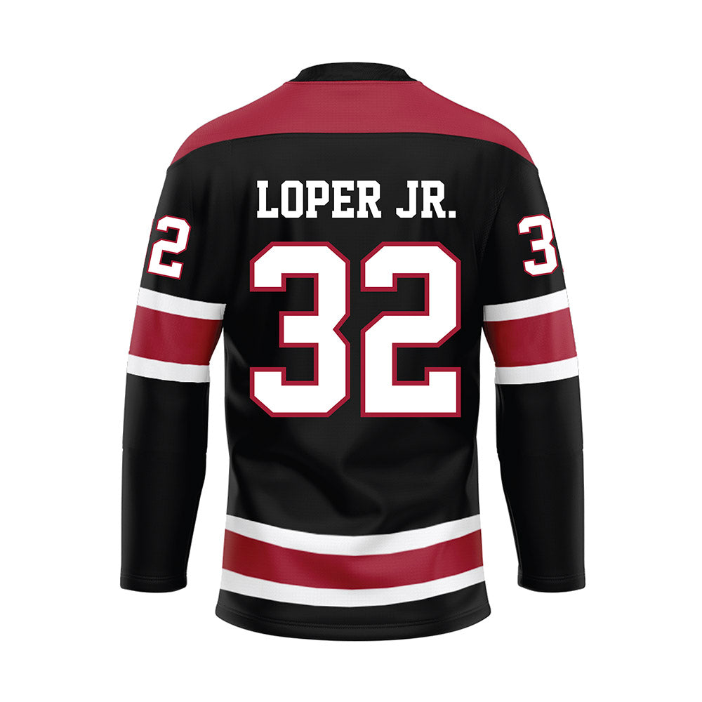 Alabama - NCAA Football : Jay Loper Jr. - Black Hockey Jersey