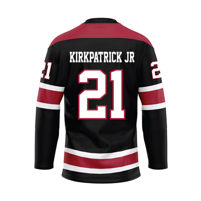 Alabama - NCAA Football : Dre Kirkpatrick Jr - Black Hockey Jersey