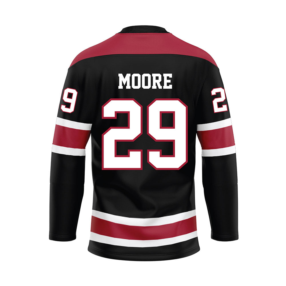 Alabama - NCAA Football : Ayden Moore - Black Hockey Jersey