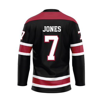 Alabama - NCAA Football : Dashawn Jones - Black Hockey Jersey