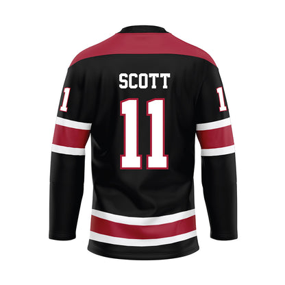 Alabama - NCAA Football : Rico Scott - Black Hockey Jersey