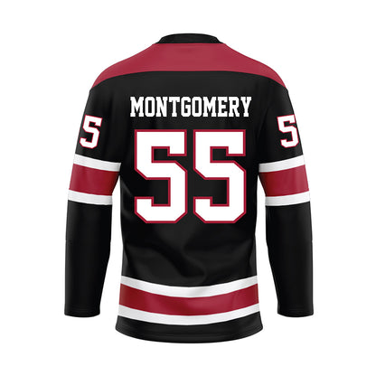 Alabama - NCAA Football : Roq Montgomery - Black Hockey Jersey