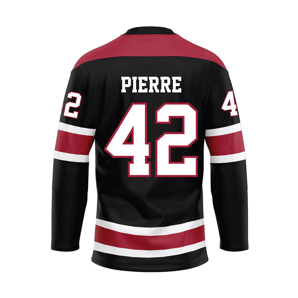 Alabama - NCAA Football : Yhonzae Pierre - Black Hockey Jersey