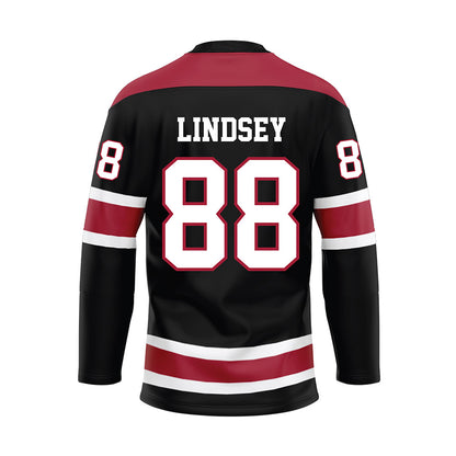 Alabama - NCAA Football : Jay Lindsey - Black Hockey Jersey