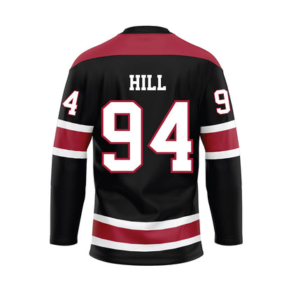 Alabama - NCAA Football : Edric Hill - Black Hockey Jersey