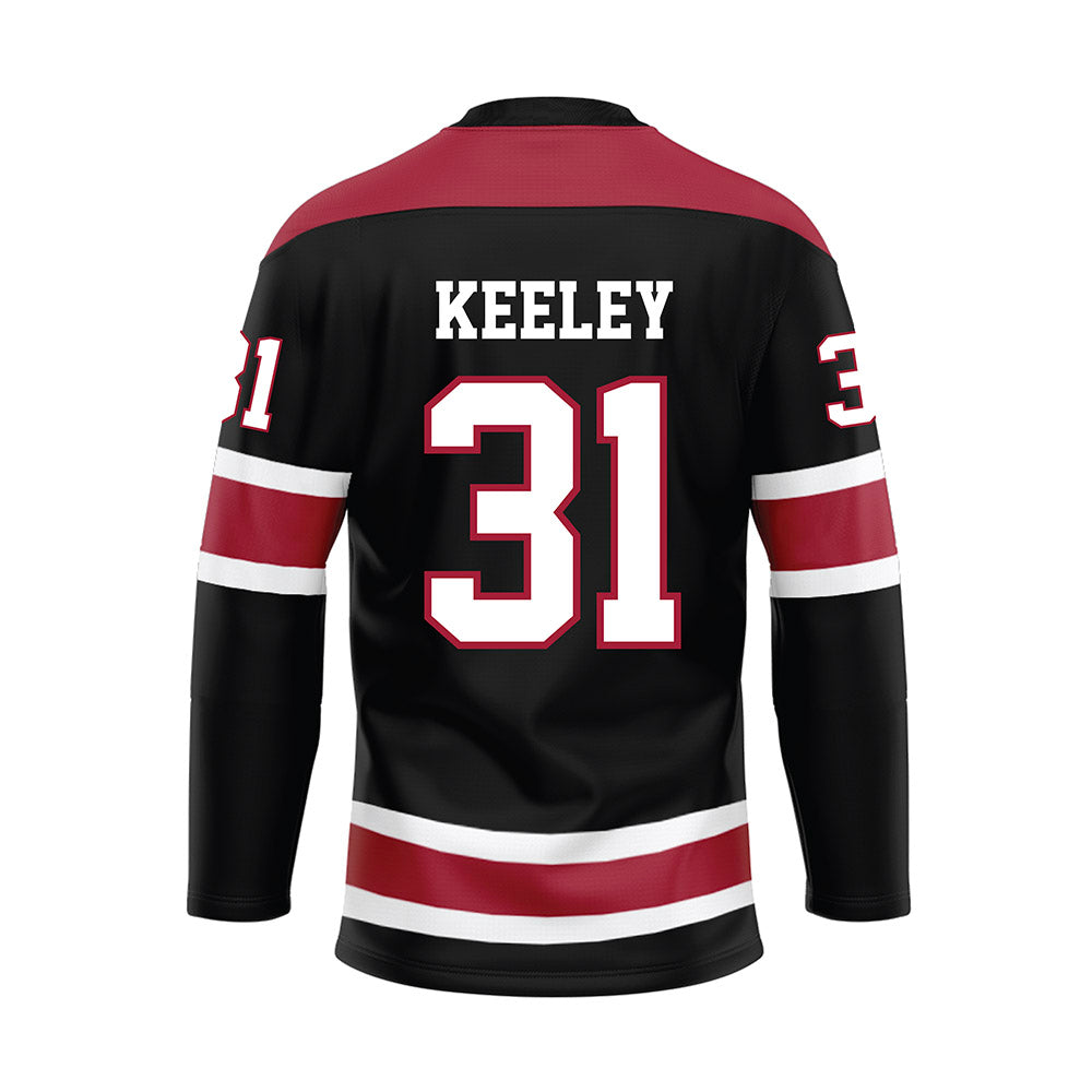 Alabama - NCAA Football : Keon Keeley - Black Hockey Jersey