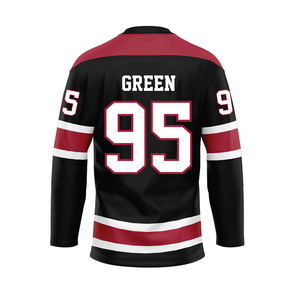 Alabama - NCAA Football : Anderson Green - Black Hockey Jersey