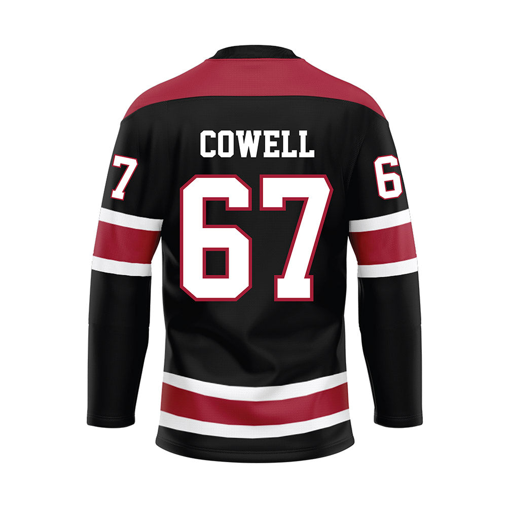 Alabama - NCAA Football : Vince Cowell - Black Hockey Jersey