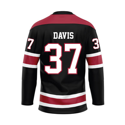 Alabama - NCAA Football : Cole Davis - Black Hockey Jersey