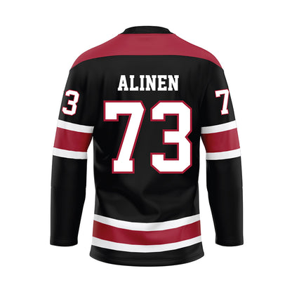 Alabama - NCAA Football : Olaus Alinen - Black Hockey Jersey