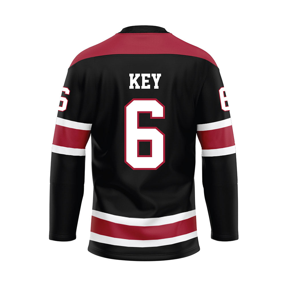 Alabama - Football Alumni : Jaylen Key - Black Hockey Jersey