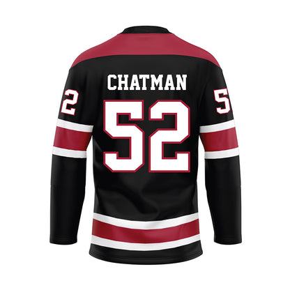 Alabama - NCAA Football : Braylon Chatman - Black Hockey Jersey-1