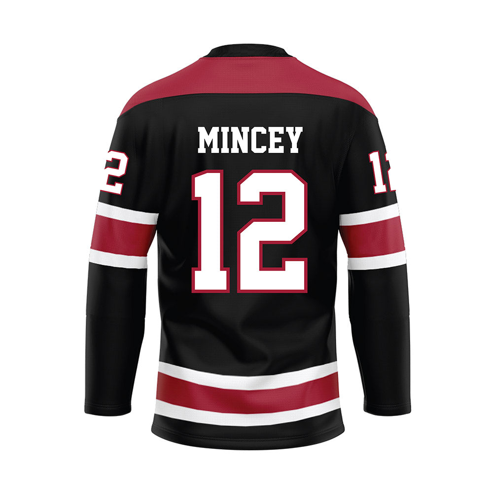 Alabama - NCAA Football : Zavier Mincey - Black Hockey Jersey