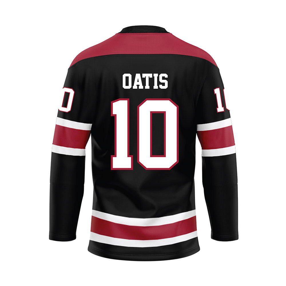 Alabama - NCAA Football : Jaheim Oatis - Black Hockey Jersey