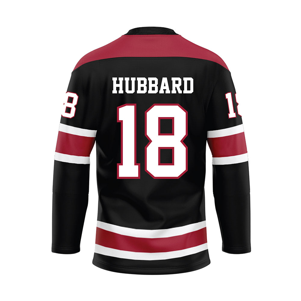 Alabama - NCAA Football : Bray Hubbard - Black Hockey Jersey