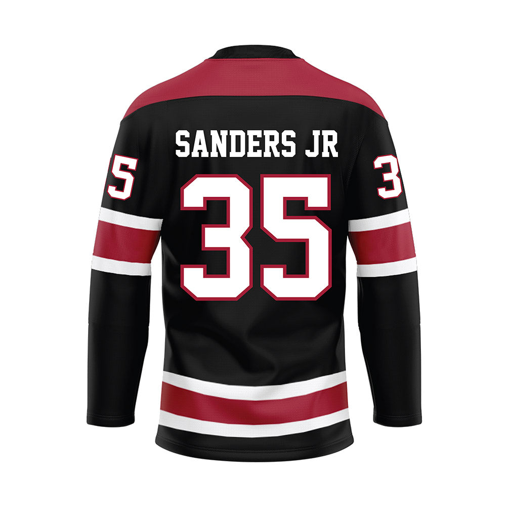 Alabama - NCAA Football : Abduall Sanders Jr - Black Hockey Jersey-1