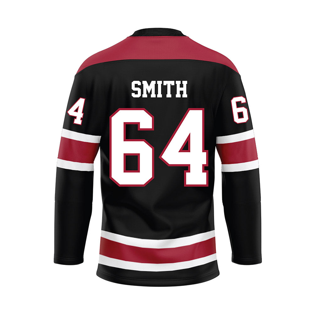 Alabama - NCAA Football : Mac Smith - Black Hockey Jersey