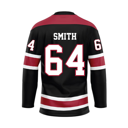 Alabama - NCAA Football : Mac Smith - Black Hockey Jersey