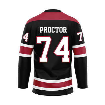 Alabama - NCAA Football : Kadyn Proctor - Black Hockey Jersey