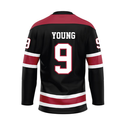 Alabama - NCAA Football : Richard Young - Black Hockey Jersey