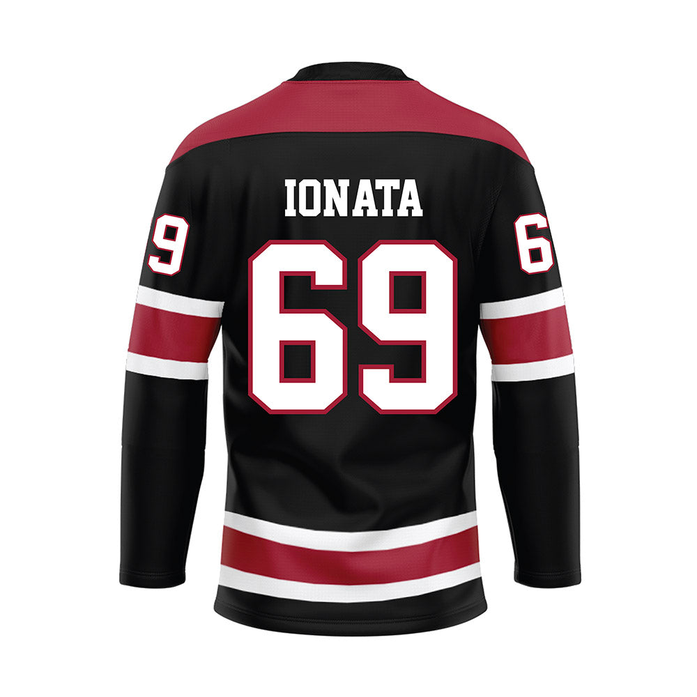 Alabama - NCAA Football : Joseph Ionata - Black Hockey Jersey