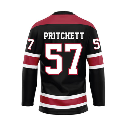 Alabama - NCAA Football : Elijah Pritchett - Black Hockey Jersey